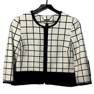 White House Black Label 2 Piece Blazer Skirt Set Business Office Plus Size 16